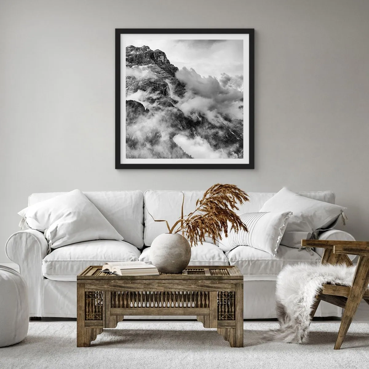 Poster in cornice nera - Belli e terribili - 60x60 cm