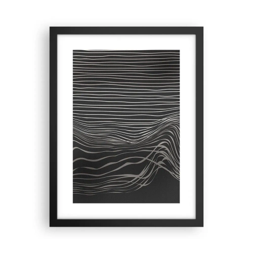 Poster in cornice nera - Ritmo e accento - 30x40 cm