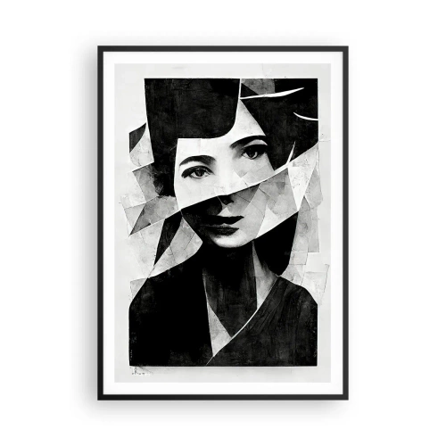 Poster in cornice nera - Come sei veramente... - 70x100 cm