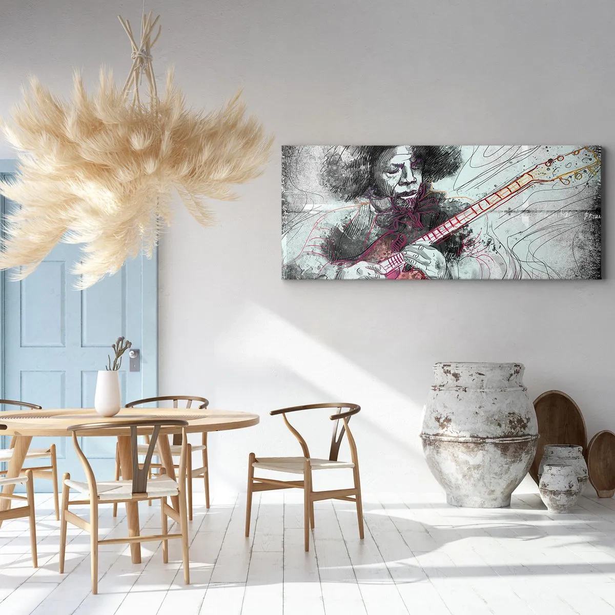 Quadro su tela - Stampe su Tela - Sulle onde della musica - 90x30 cm