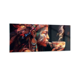 Quadro su vetro - Rituale magico - 100x40 cm