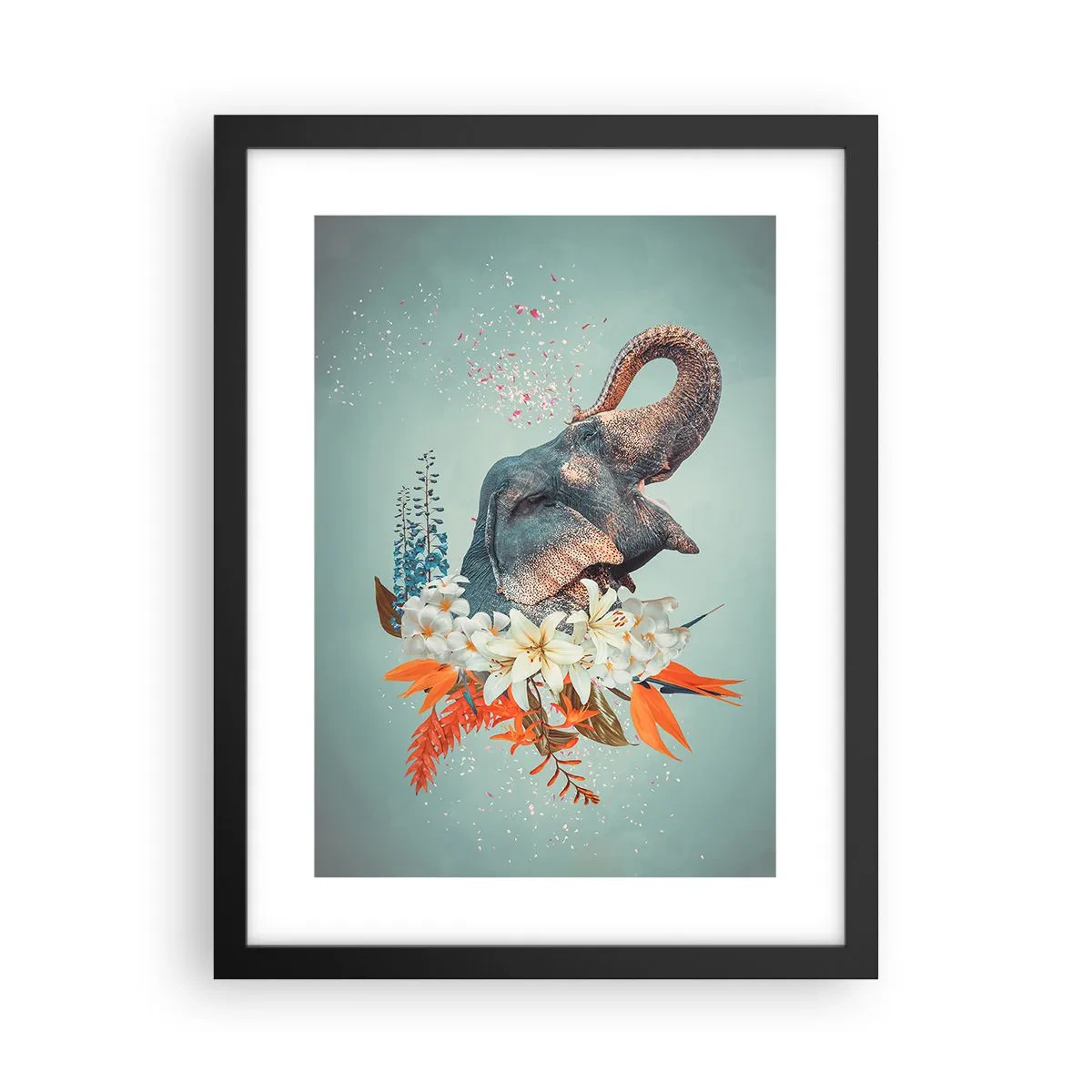 Poster in cornice nera - Barrito di gioia - 30x40 cm
