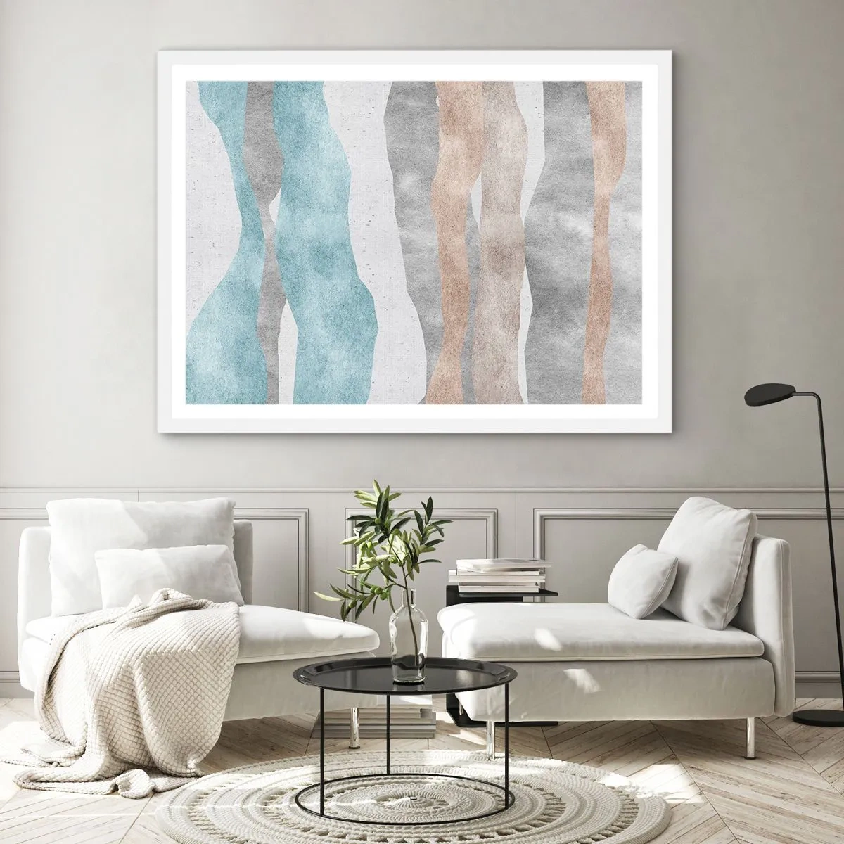 Poster in cornice bianca - Studio di prossimità - 100x70 cm