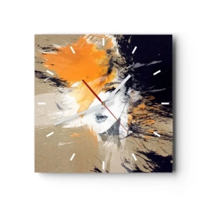 Orologio da parete - Orologio in Vetro - E la luce fu - 40x40 cm
