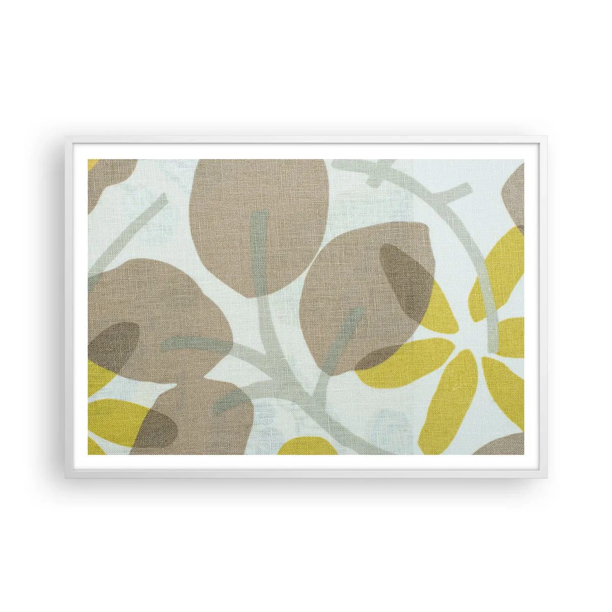 Poster in cornice bianca - Composizione sotto al sole - 100x70 cm