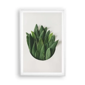 Poster in cornice bianca - Curiosità irrefrenabile - 61x91 cm