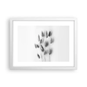 Poster in cornice bianca - Erba soffice - 40x30 cm