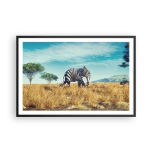 Poster in cornice nera - Il grigio non è più di moda - 91x61 cm