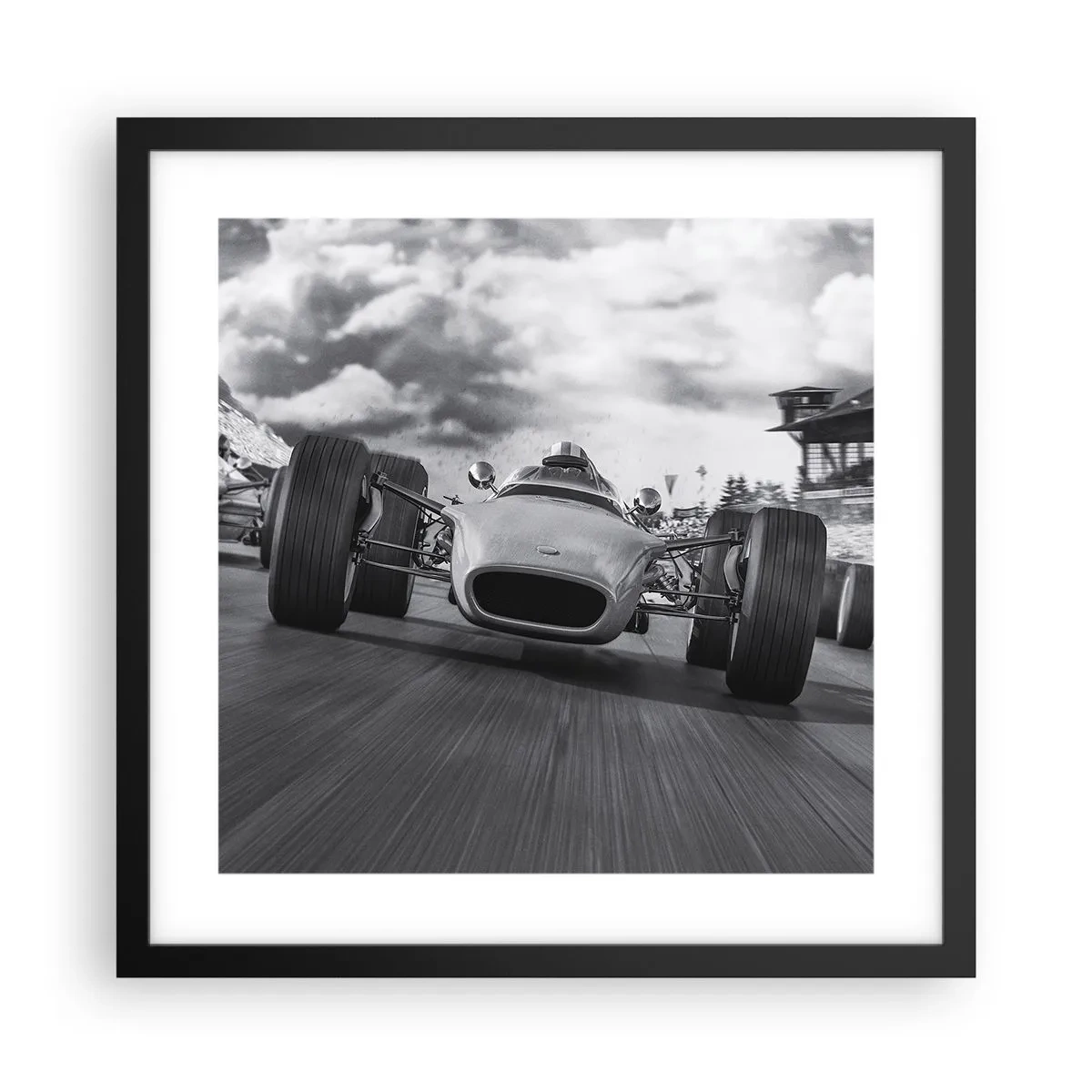 Poster in cornice nera - C'è la forza! - 40x40 cm