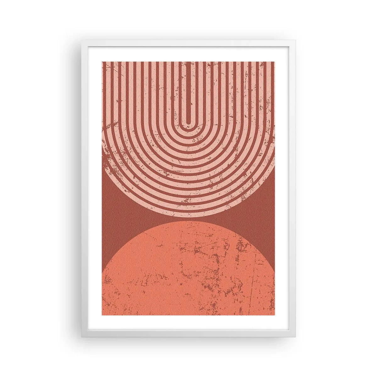 Poster in cornice bianca - Rapporti stretti - 50x70 cm