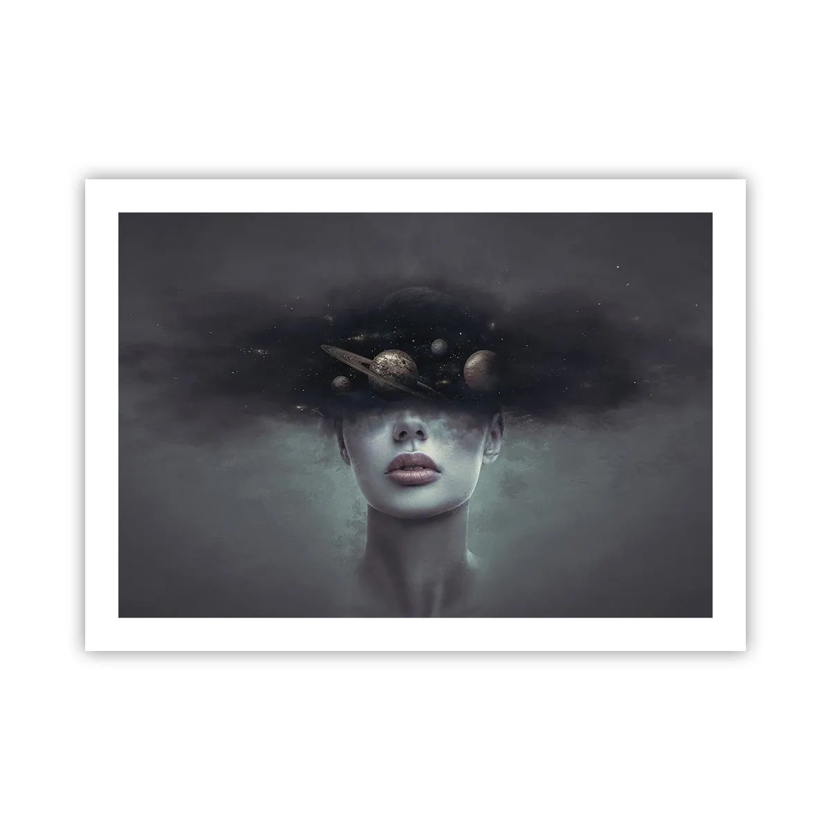 Poster - E i pianeti folleggiano... - 70x50 cm