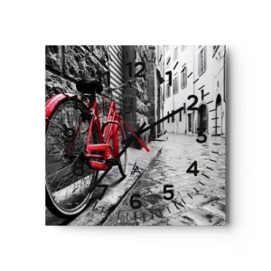 Orologio da parete - Orologio in Vetro - La vera bellezza non invecchia - 30x30 cm