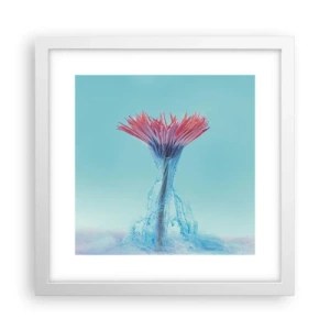 Poster in cornice bianca - L'abbraccio che ravviva - 30x30 cm