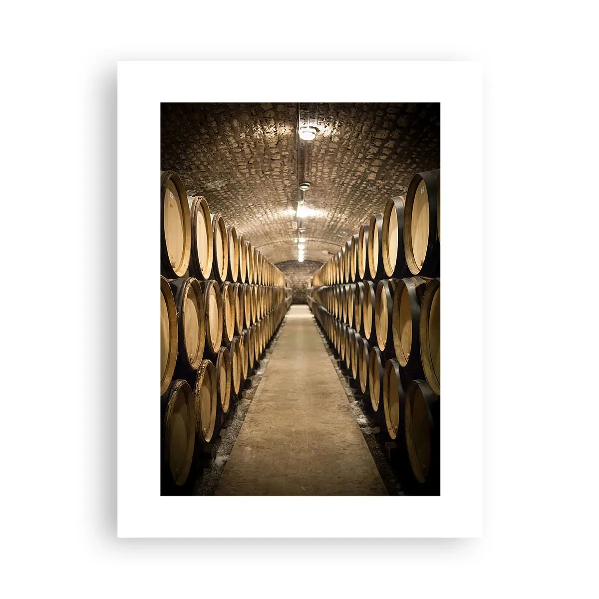 Poster - Nella cantina in mattoni - 30x40 cm