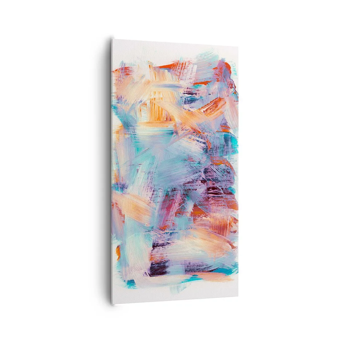 Quadro su tela - Stampe su Tela - Caos colorato - 65x120 cm