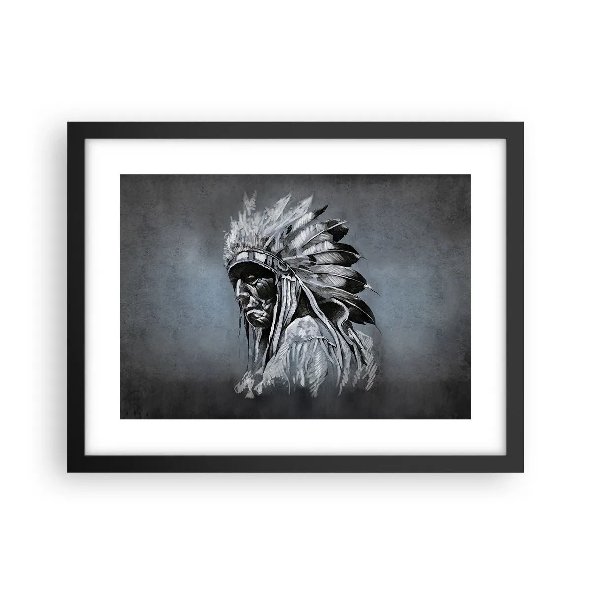 Poster in cornice nera - Ritorno alle radici - 40x30 cm