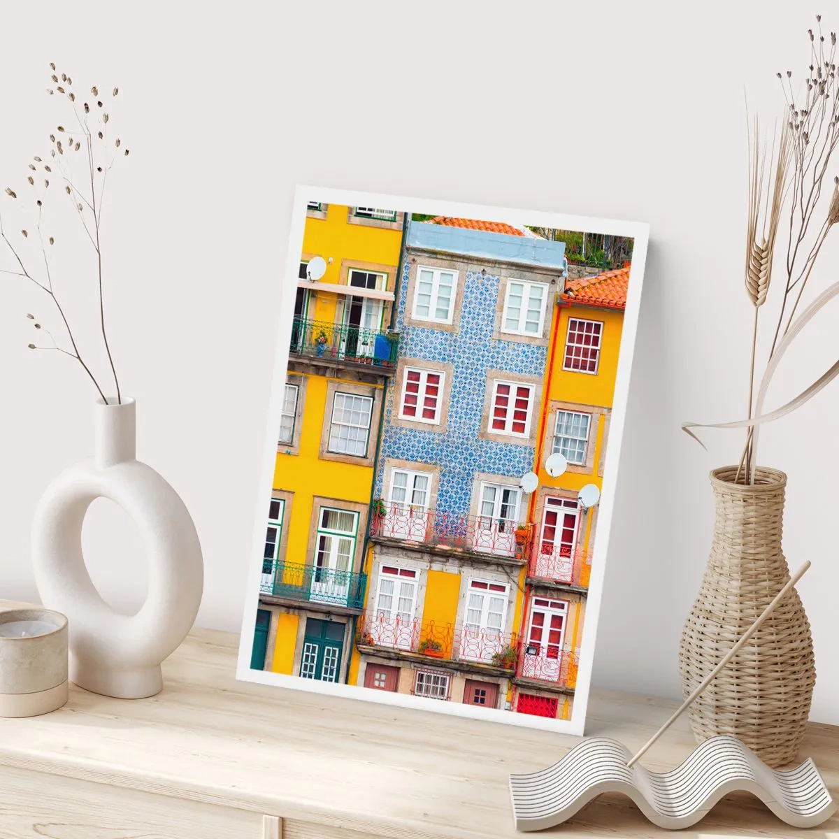 Poster - I colori della città vecchia - 70x100 cm