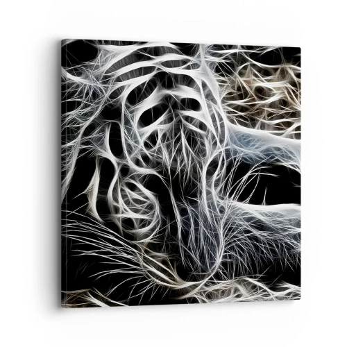 Quadro su tela - Stampe su Tela - Studio di leggerezza felina - 30x30 cm