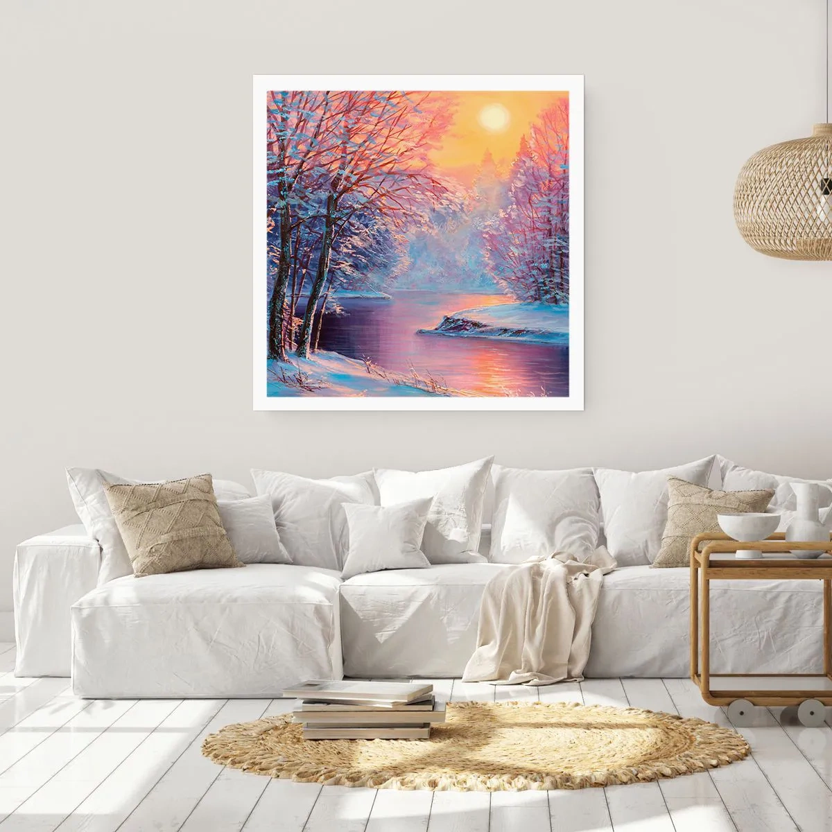 Poster - I colori dell'inverno - 30x30 cm