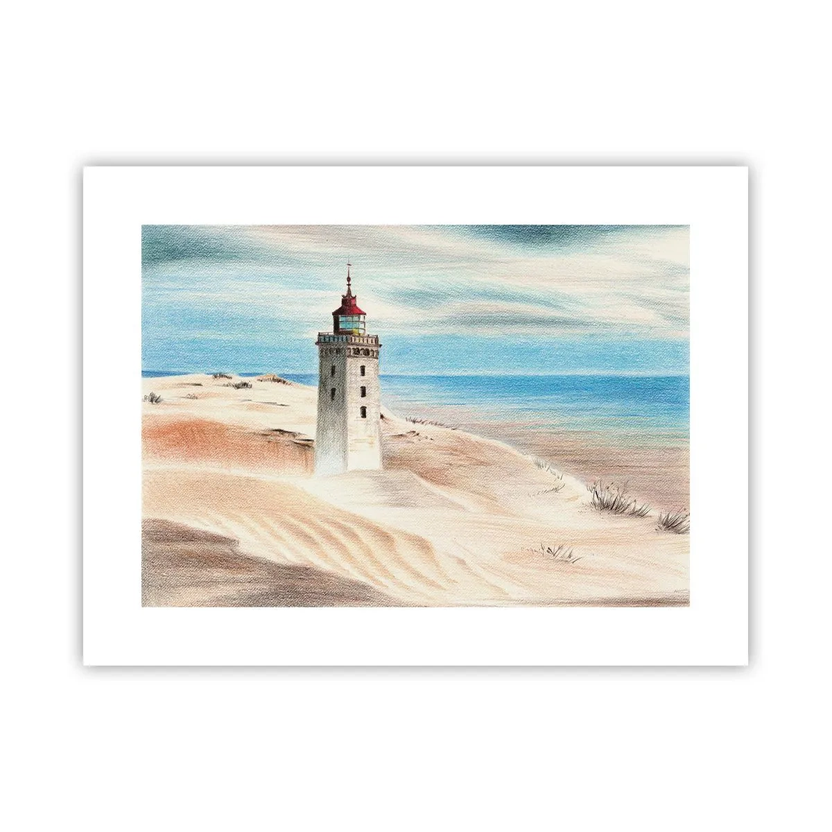 Poster - Sempre guardando il mare - 40x30 cm
