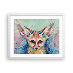 Poster in cornice bianca - Siete pronti per me? - 50x40 cm
