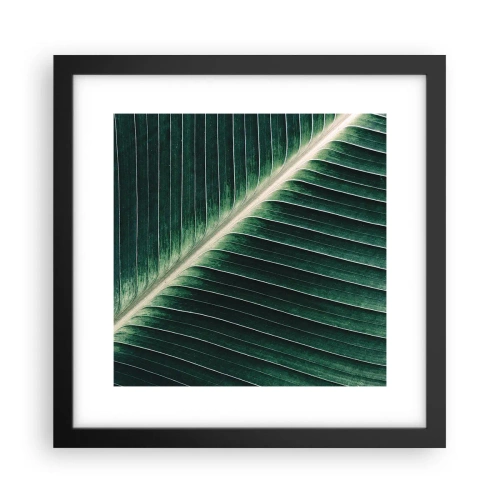 Poster in cornice nera - Il ritmo della natura - 30x30 cm