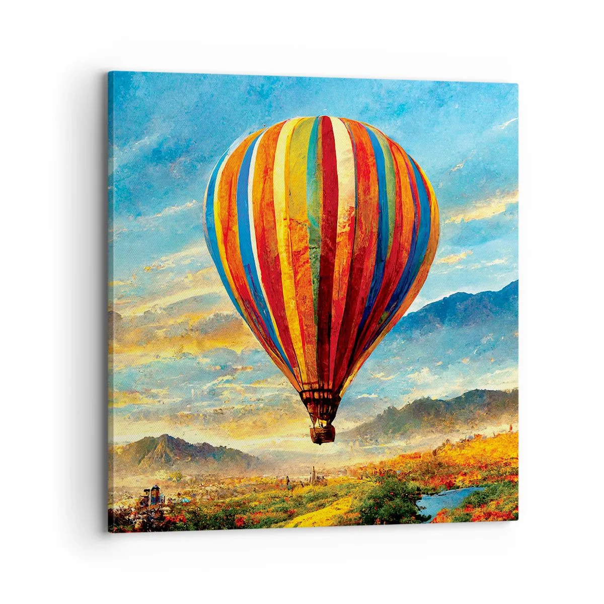 Quadro su tela - Stampe su Tela - Nel silenzio si vede meglio - 70x70 cm