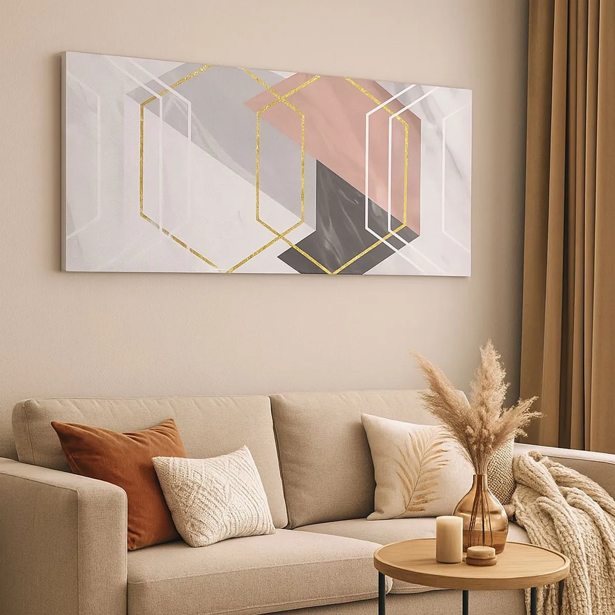 Quadro su tela - Stampe su Tela - Composizione a catena - 100x40 cm