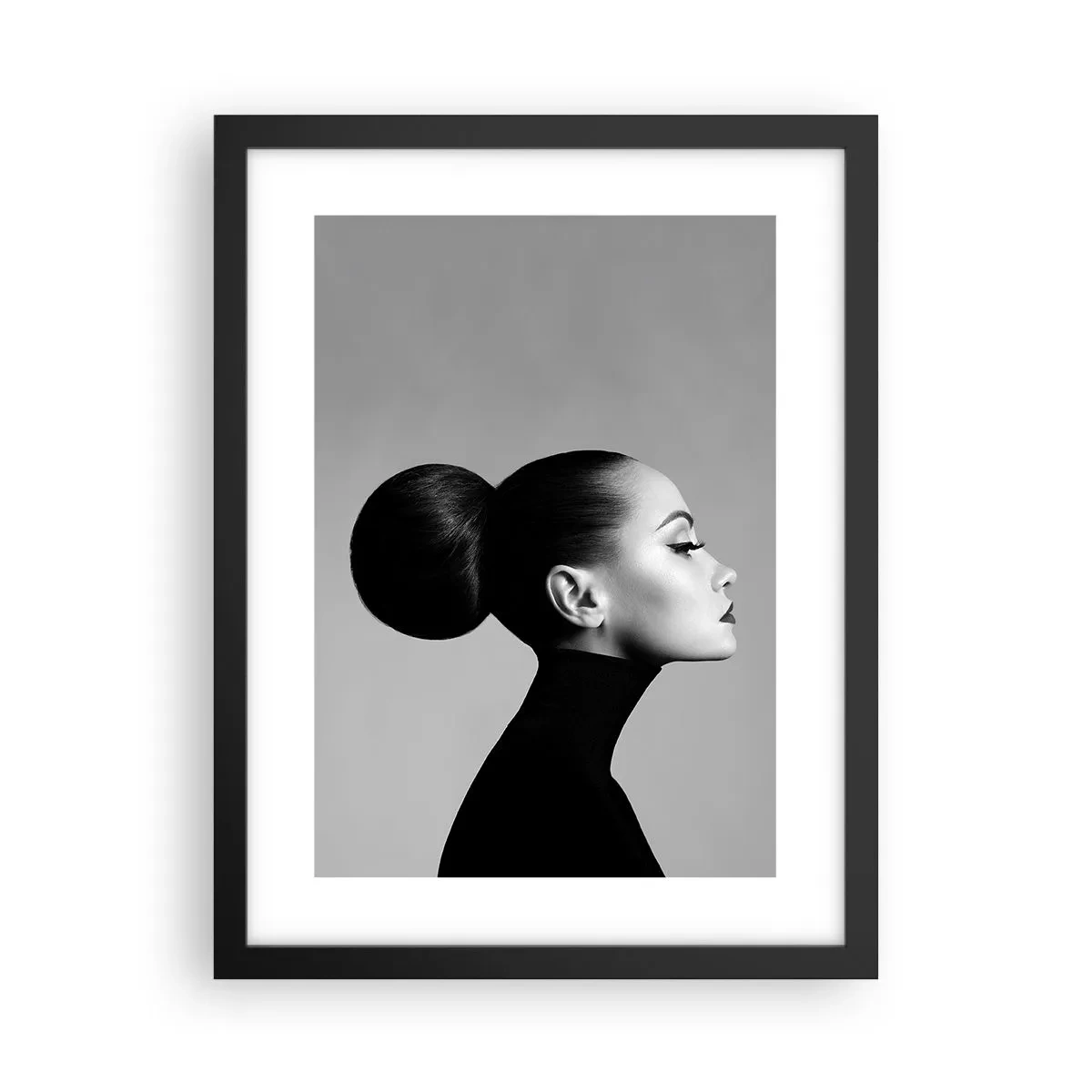 Poster in cornice nera - La Nefertiti di oggi - 30x40 cm