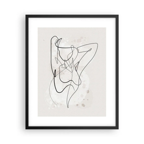 Poster in cornice nera - L'arte della seduzione - 40x50 cm