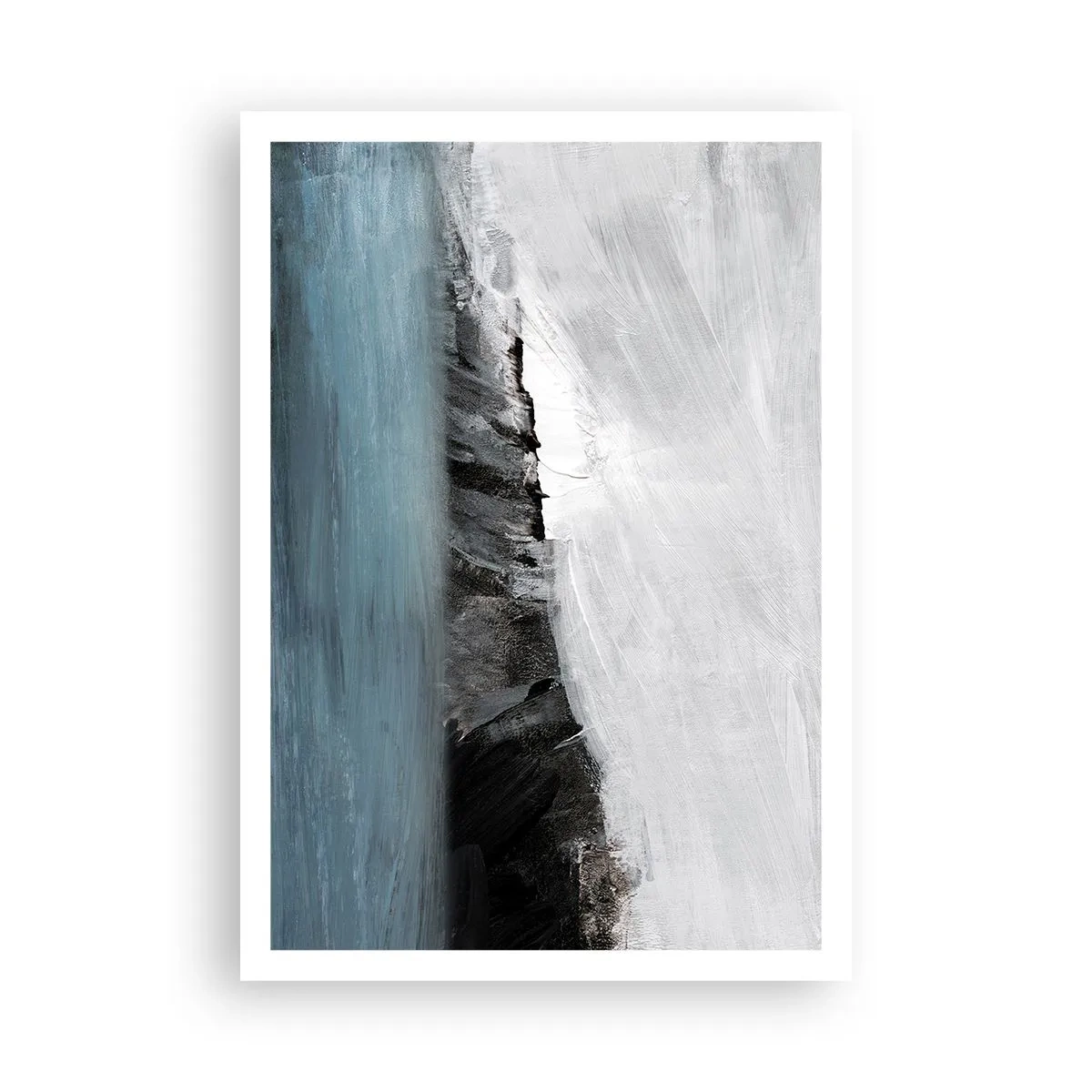 Poster - Acqua-terra: lo scontro degli elementi - 70x100 cm