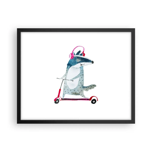 Poster in cornice nera - Tassi di gioia - 50x40 cm