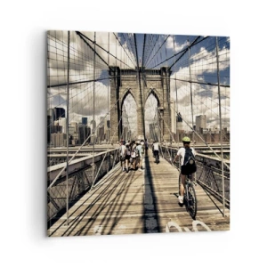 Quadro su tela - Stampe su Tela - Dritto al cuore della città - 60x60 cm