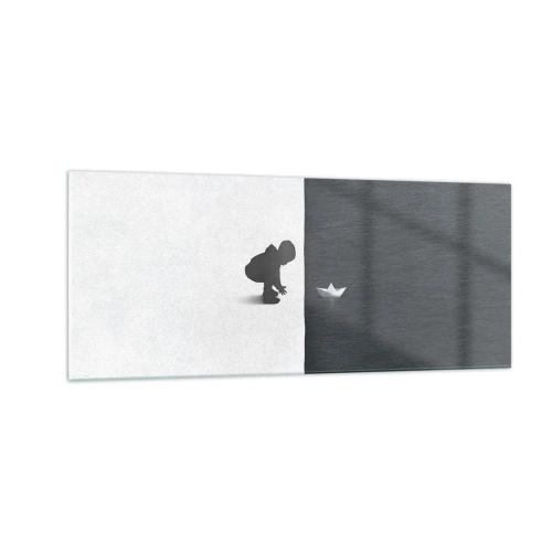 Quadro su vetro - La grande spedizione - 100x40 cm