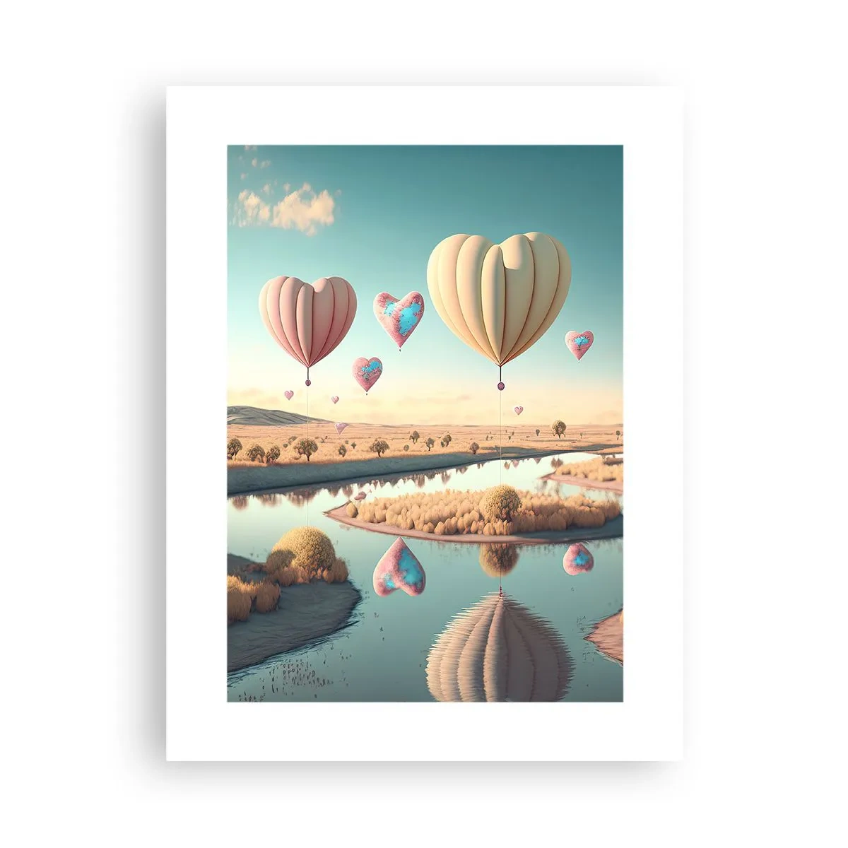 Poster - L'amore permette di volare - 30x40 cm