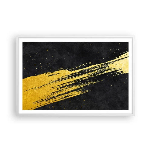 Poster in cornice bianca - Salto nell'iperspazio - 91x61 cm