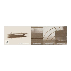 Campione di Fotomurale Premium Canvas - Un soffio di grigio - Astrazione, Pezzo, Arte Moderna - 100x30 cm