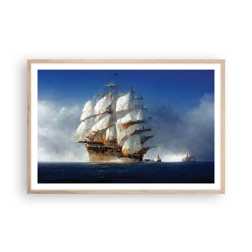Poster in cornice rovere chiaro - The great glory! - 91x61 cm