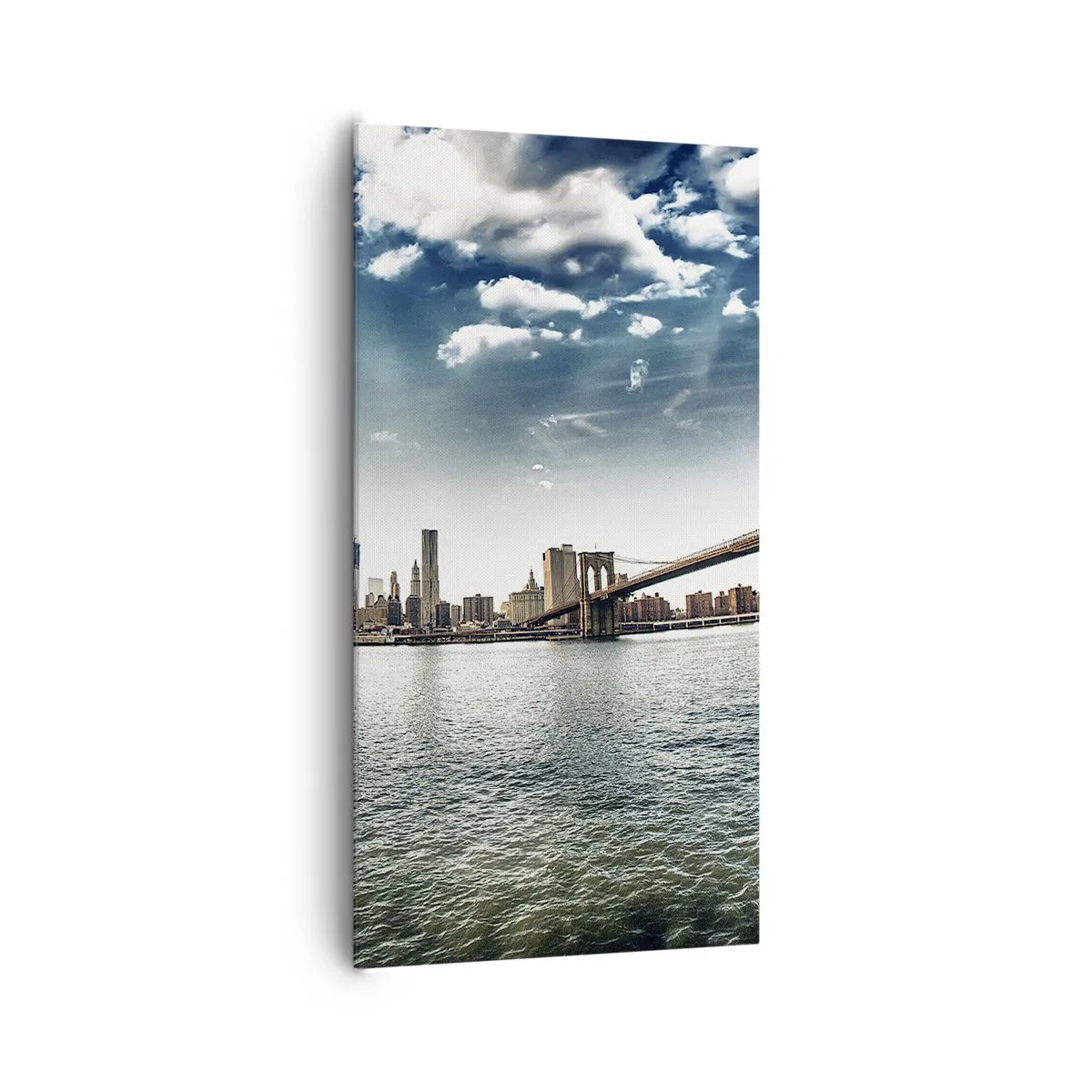 Quadro su tela - Stampe su Tela - L'isola di vetro - 65x120 cm