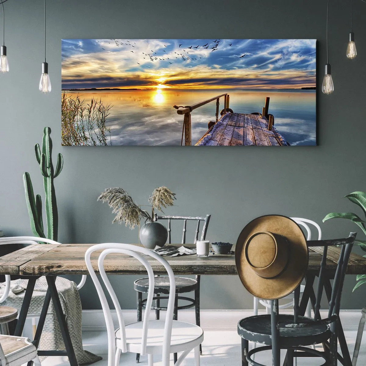 Quadro su tela - Stampe su Tela - Il vento è andato a dormire - 100x40 cm
