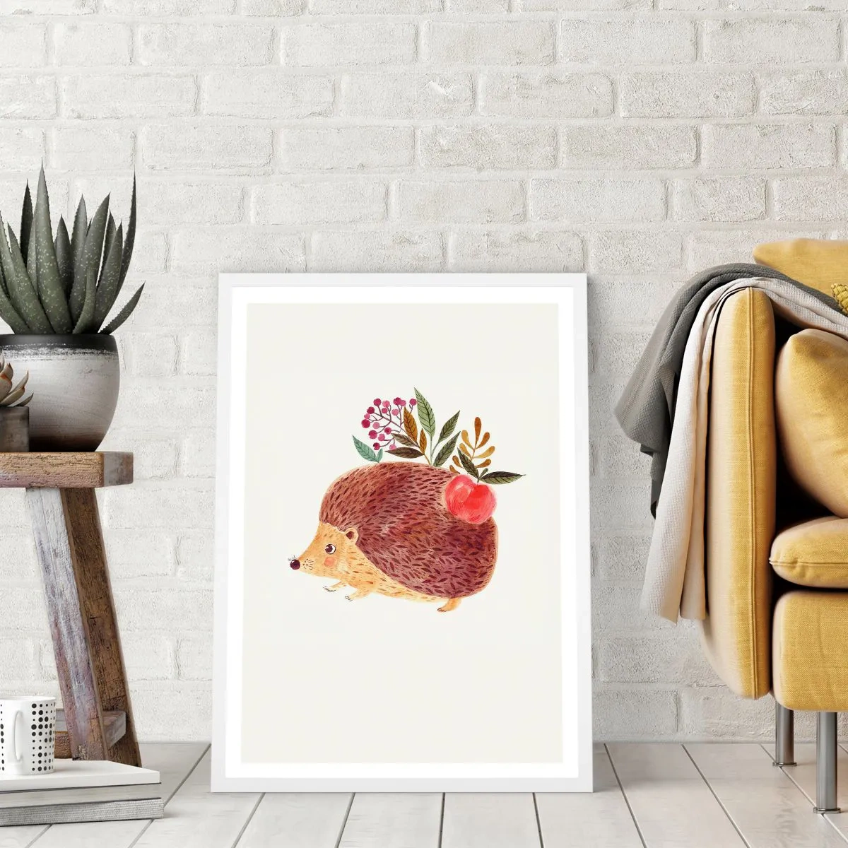 Poster in cornice bianca - E mi vuoi già bene - 70x100 cm