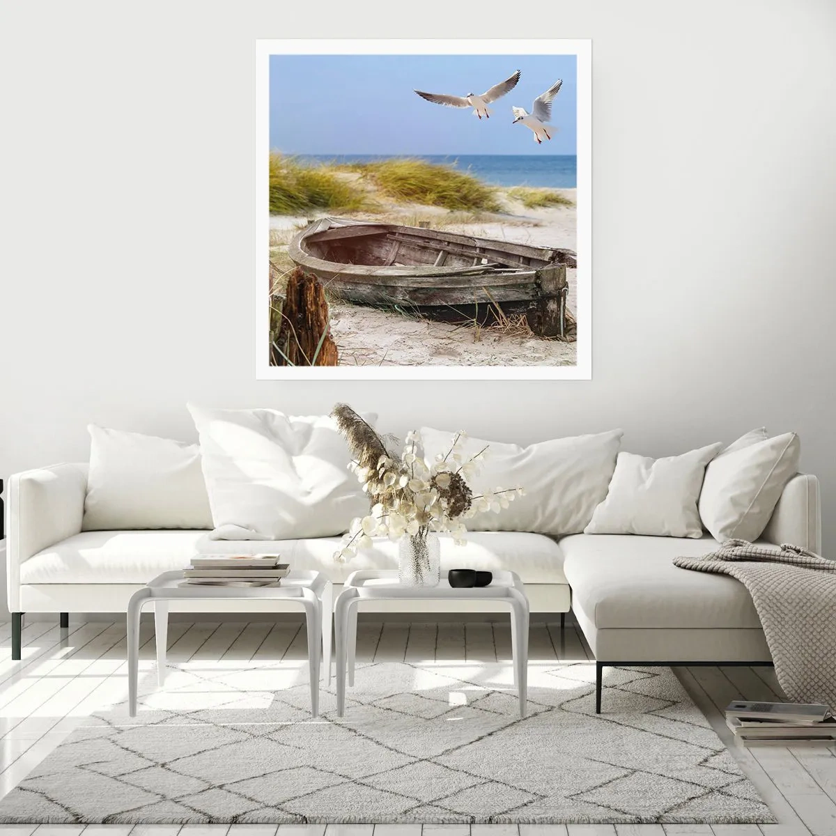 Poster - Bagnate dal vento - 30x30 cm