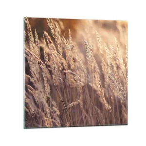 Quadro su vetro - Pronti a salutare l'autunno - 30x30 cm