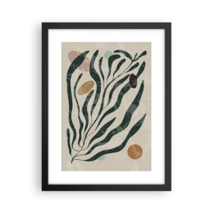 Poster in cornice nera - Tra il verde - 30x40 cm