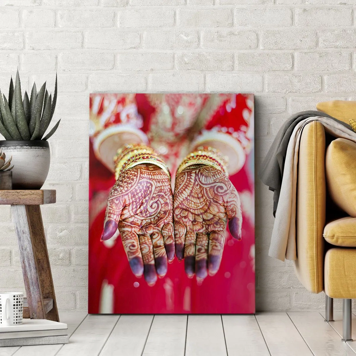 Quadro su tela - Stampe su Tela - Pronta ad afferrare la fortuna - 45x80 cm