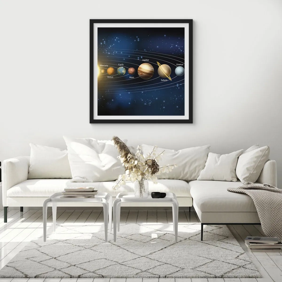 Poster in cornice nera - Uno su dieci - 30x30 cm