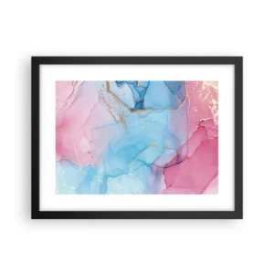 Poster in cornice nera - Incontro e compenetrazione - 40x30 cm