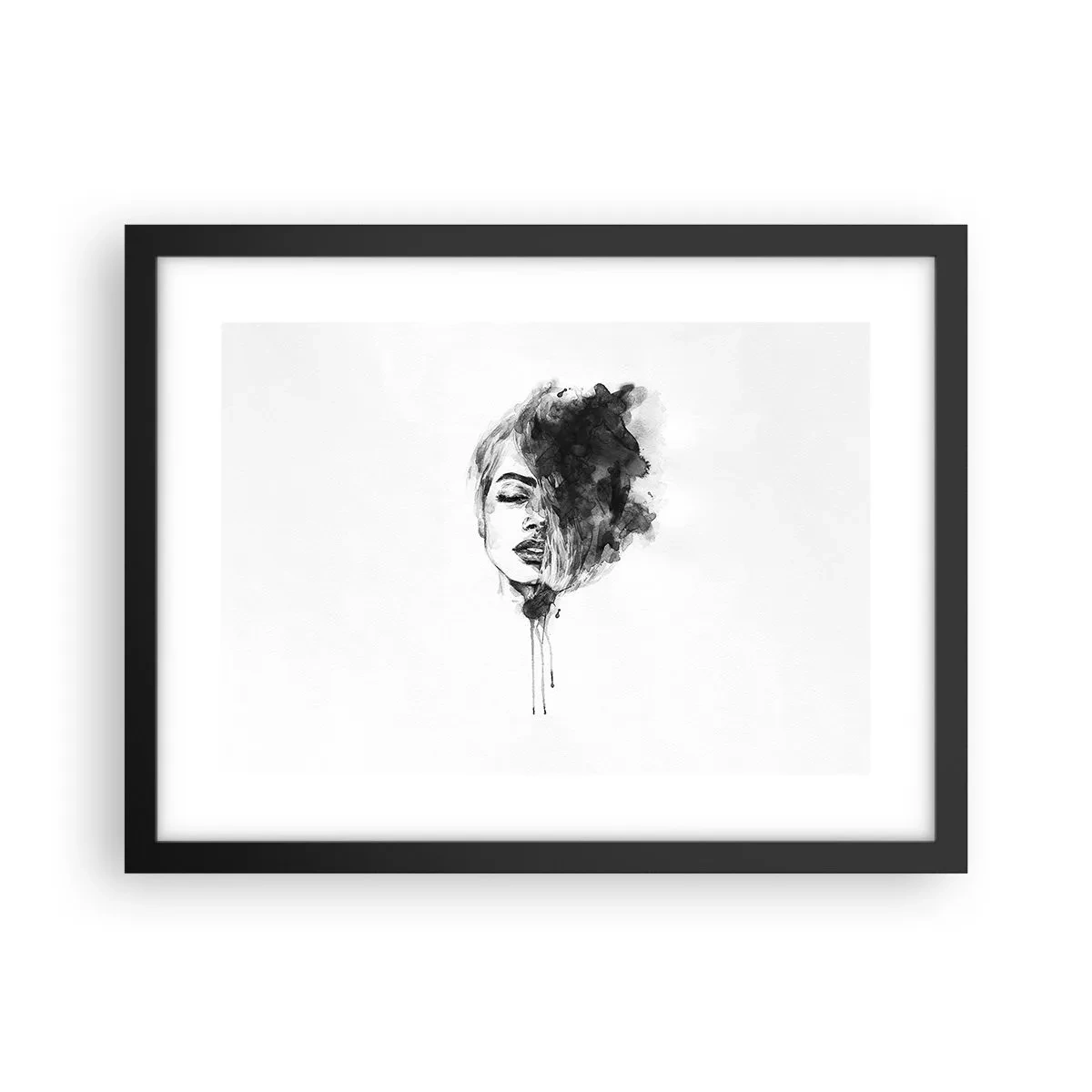Poster in cornice nera - Cosa sogna la ragazza - 40x30 cm