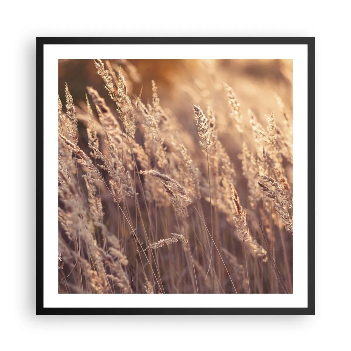 Poster in cornice nera - Pronti a salutare l'autunno - 60x60 cm