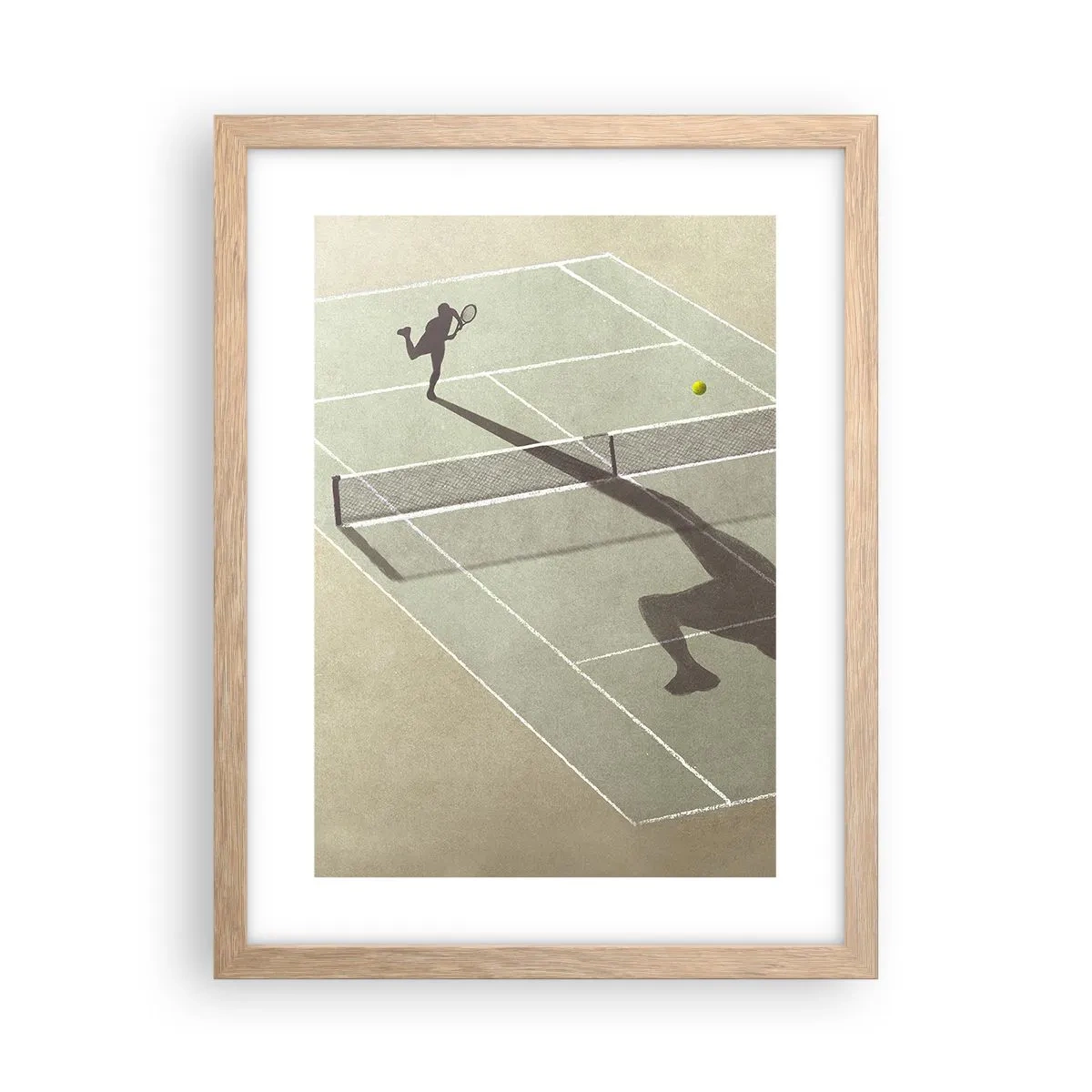 Poster in cornice rovere chiaro - Sconfiggere se stesso - 30x40 cm